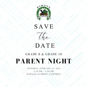 Grade 8 & 10 Parent Night